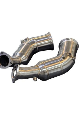 Audi RS6/RS7 C8 2020+ Downpipes with OPF/GPF Sensor holes by Narkos Performance tunning