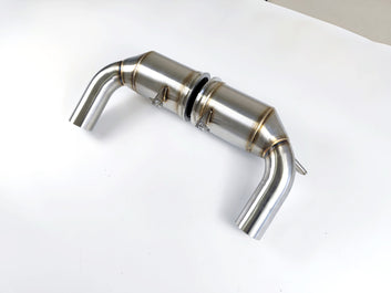 Porsche 992 Turbo Stainless Steel Downpipes - Hi-Flow Catless downpipes